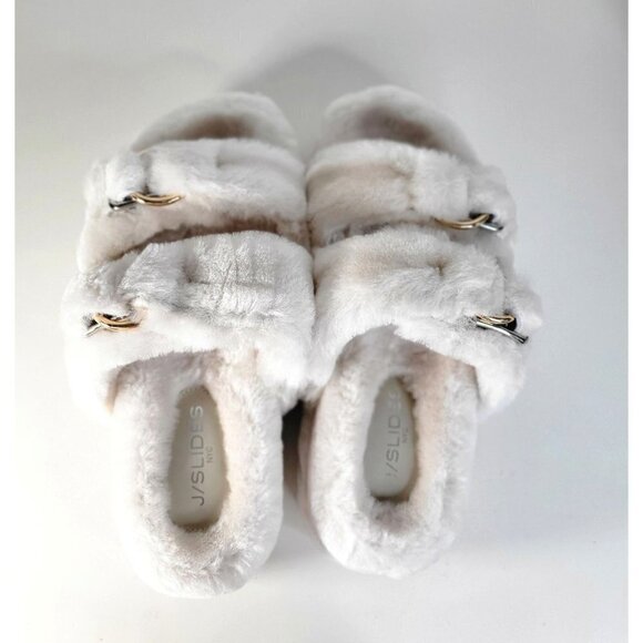 COPY - JSLIDES Shearling Slippers Natural Women Size 8 - Picture 15 of 15